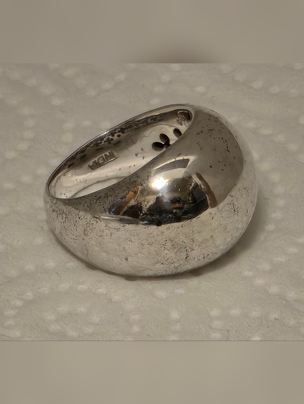 Doug Paulus Vintage Sterling Silver Dome Band Ring
